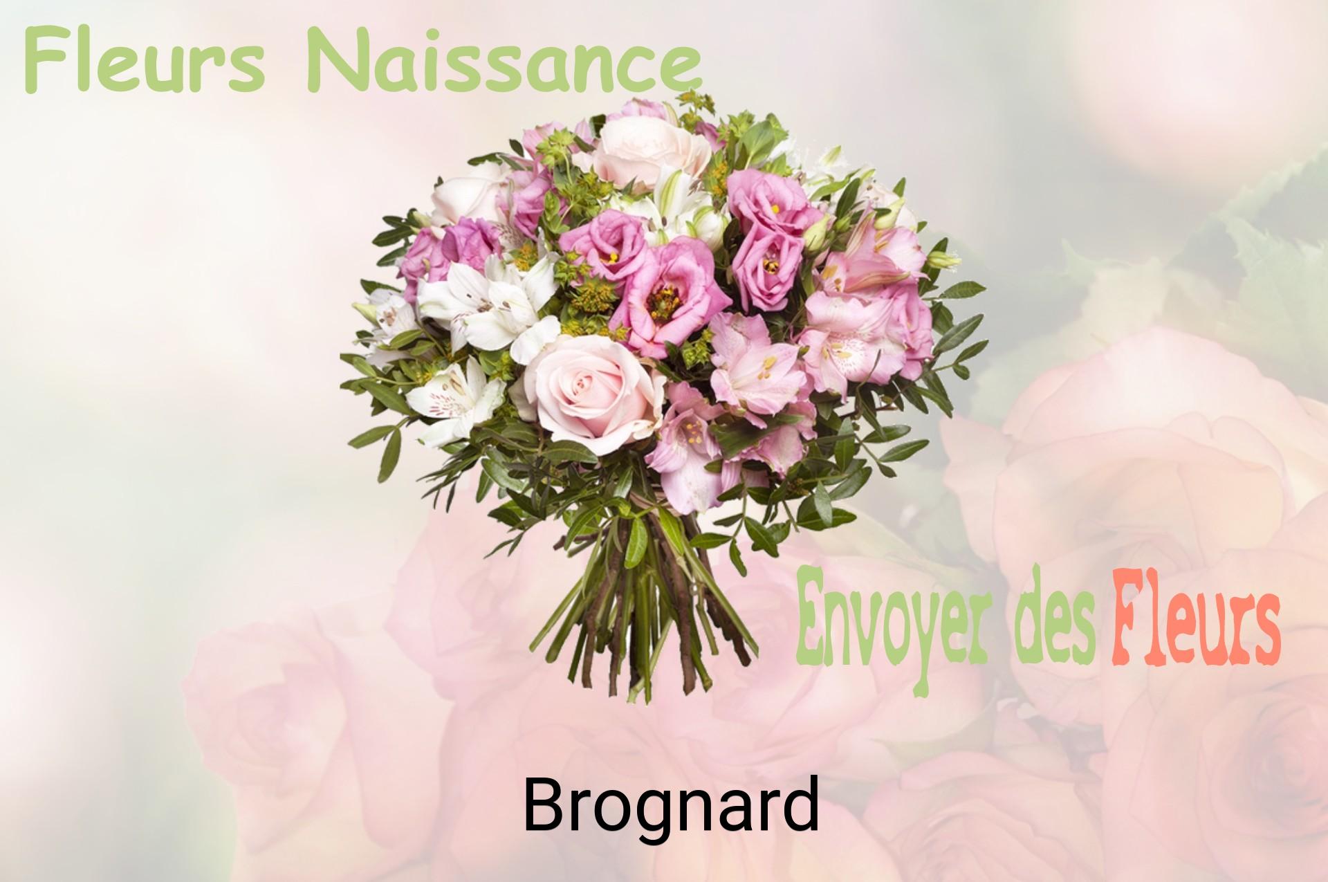 Bouquet de fleurs de naissance livré à Brognard